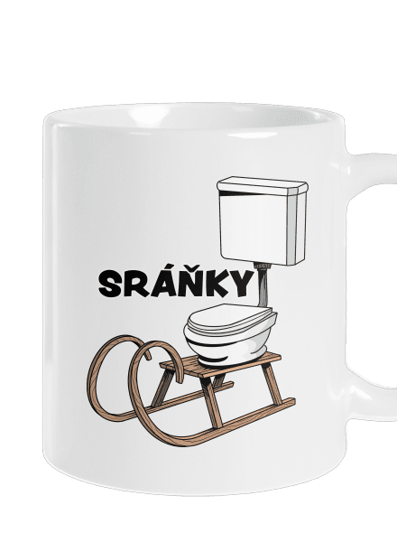 Sráňky klasický hrnek White