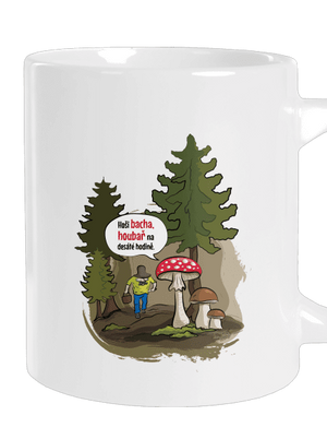 Bacha houbař velký hrnek White