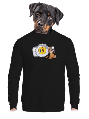 unisex mikina bez kapuce