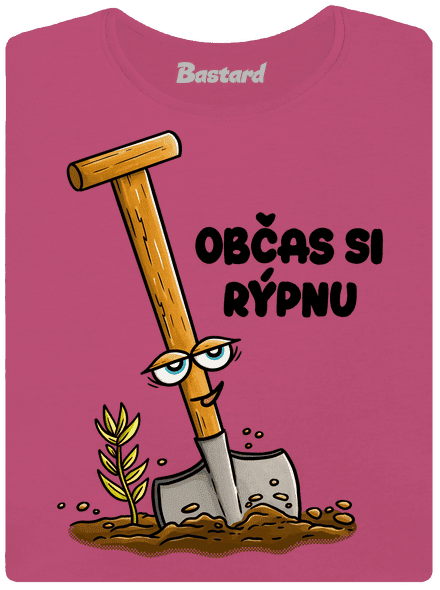 Občas si rýpnu dámské tričko s lemem Magenta