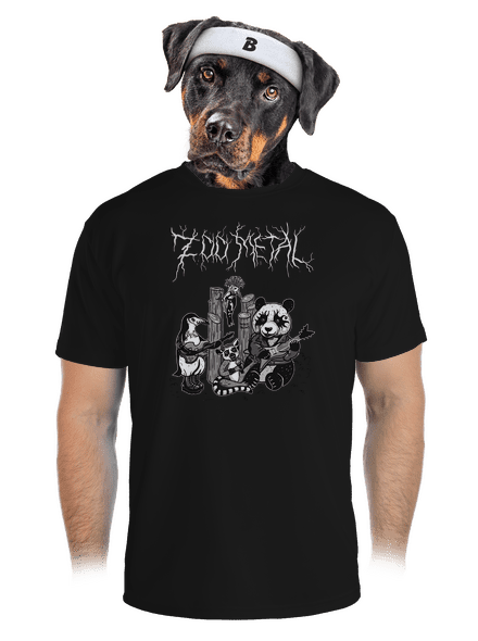 ZOO metal pánské sportovní tričko Black