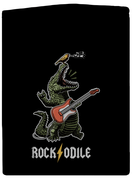 Rockodile dámská mikina na zip Black