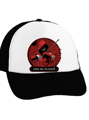 Hra na oliheň kšiltovka truckerka Black cap