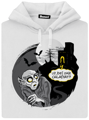 Nosferatu dámská mikina klokanka White