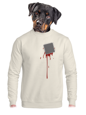 unisex mikina bez kapuce