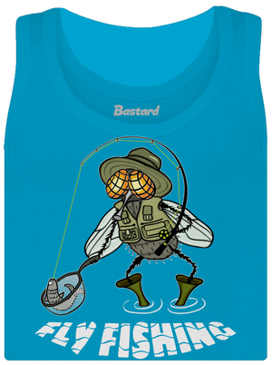 Fly fishing dámské tílko klasické Blue Atol