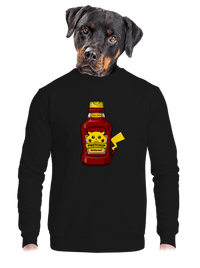 unisex mikina bez kapuce