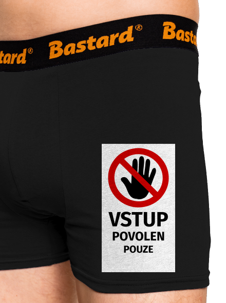 Vstup povolen boxerky Black