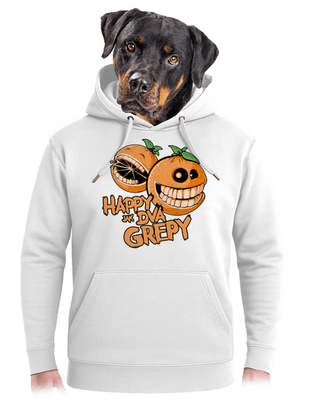 Happy grepy unisex mikina premium Snowwhite