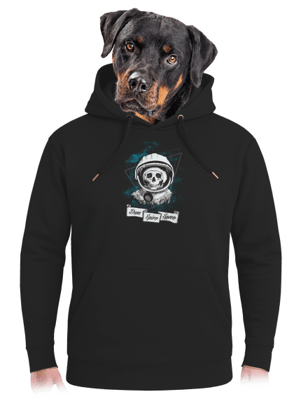 Dum Spiro Spero unisex mikina premium Dark Black