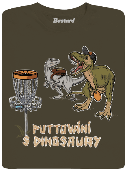 Puttování s dinosaury pánské dlouhý rukáv Urban Khaki