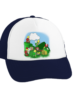 Jak se staví nový level? kšiltovka truckerka French Navy cap