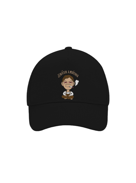 Jeníček a mařenka kšiltovka baseballka Black