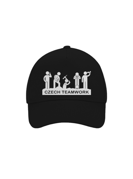 Czech Teamwork kšiltovka baseballka Black