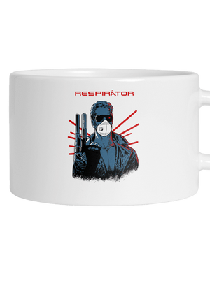 Respirátor hrnek makronka White