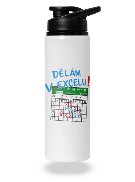 Dělám v Excelu lahev na vodu White