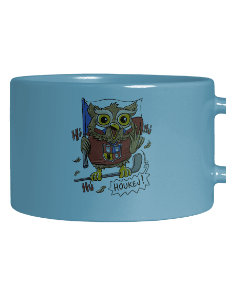 Houkej hrnek makronka Blue Macaron