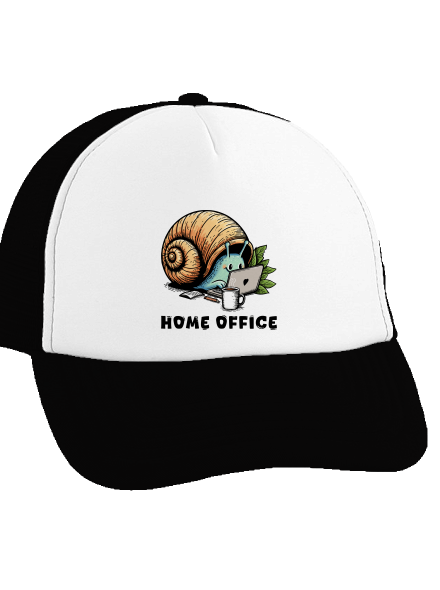 Šnekův home office kšiltovka truckerka Black cap