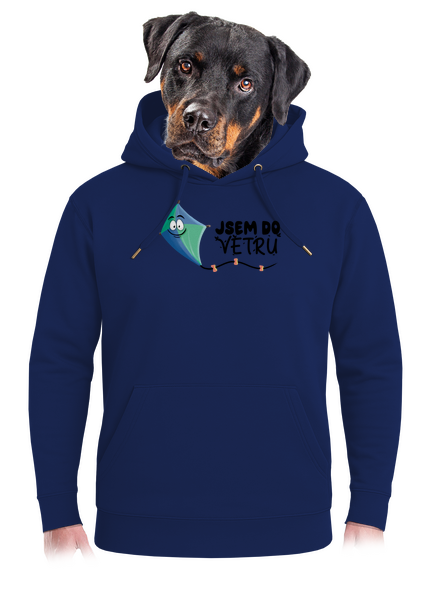 Do větru unisex mikina premium Navy