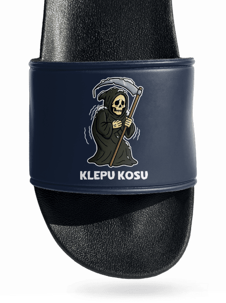 Klepu kosu pantofle Navy