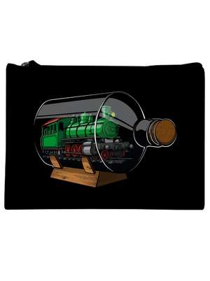 Lokomotiva v láhvi taštička Black