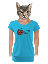 dámské tričko s lemem