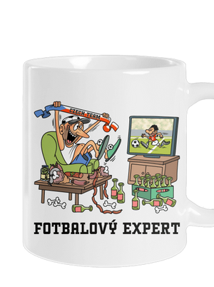 Fotbalový expert klasický hrnek White