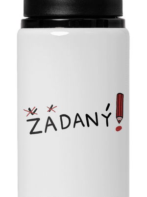 Zadaný a zadaná lahev na vodu White