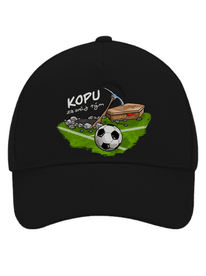 Kopu za svůj tým kšiltovka baseballka Black