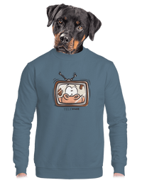 unisex mikina bez kapuce