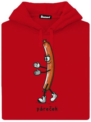 Páreček pánská mikina klokanka Red