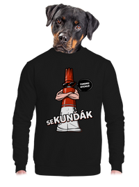 unisex mikina bez kapuce
