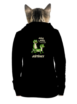 Ještě, ještě dámská mikina na zip Black