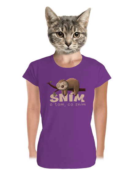 Sním o tom, co sním dámské tričko premium Purple