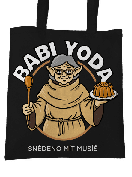 Babi Yoda taška Black