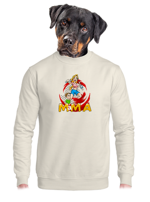 unisex mikina bez kapuce