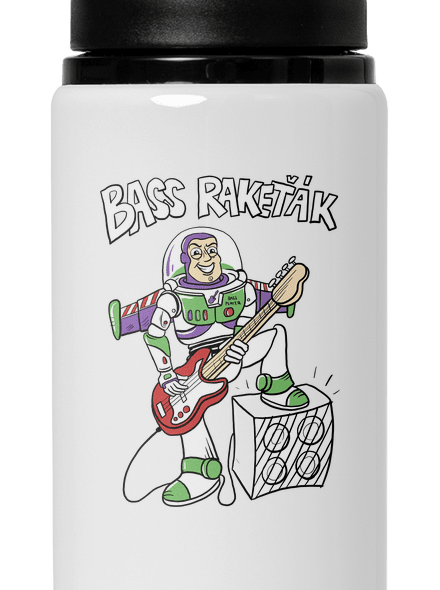Bass Rakeťák lahev na vodu White