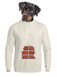 unisex mikina bez kapuce