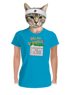 Dělám v Excelu dámské sportovní tričko Blue Atol