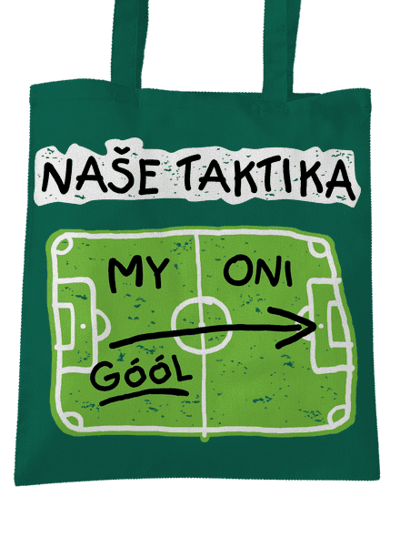 Naše fotbalová taktika taška Bottle Green WM