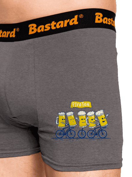 Pivoton boxerky Gray Melange