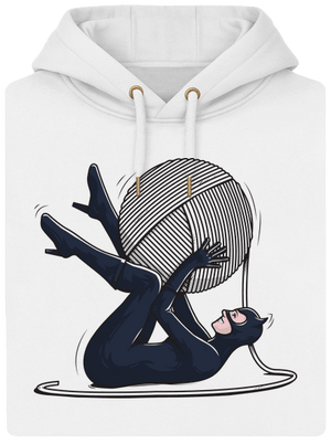 Catwoman unisex mikina premium Snowwhite