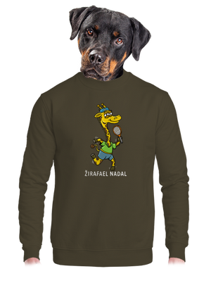 unisex mikina bez kapuce