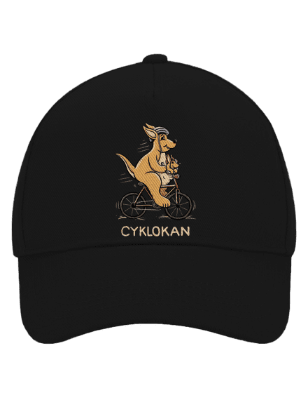 Cyklokan kšiltovka baseballka Black