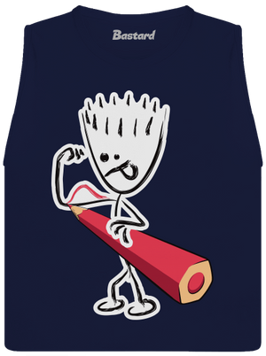 Svaly dámské tílko volné Navy