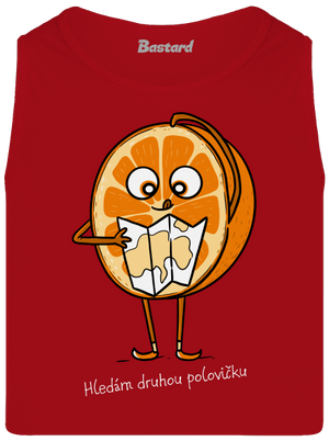 Druhá polovička pánské tílko Red