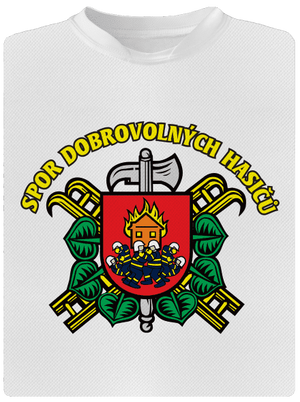 Spor dobrovolných hasičů dětské sportovní tričko White