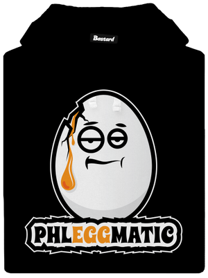 Phleggmatic pánská mikina klokanka Black