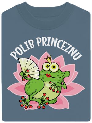 Polib princeznu a prince unisex mikina bez kapuce Nordic Blue