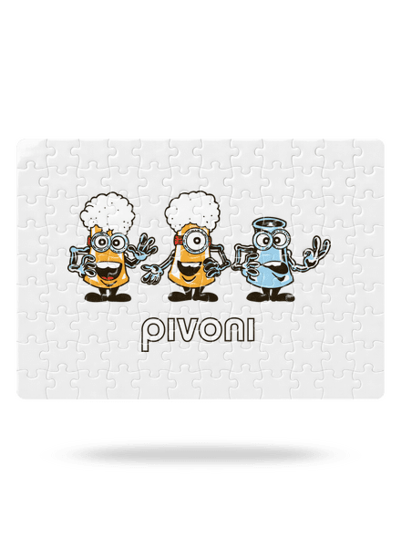 Pivoni puzzle White